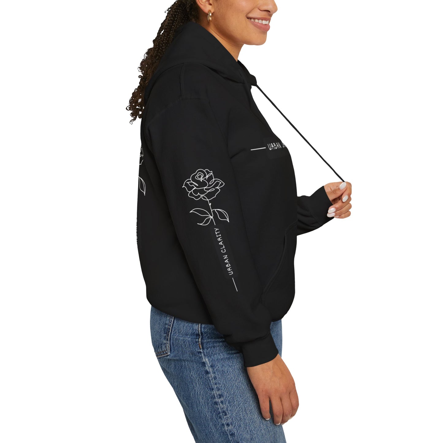 Urban Clarity Signature Rose Hoodie