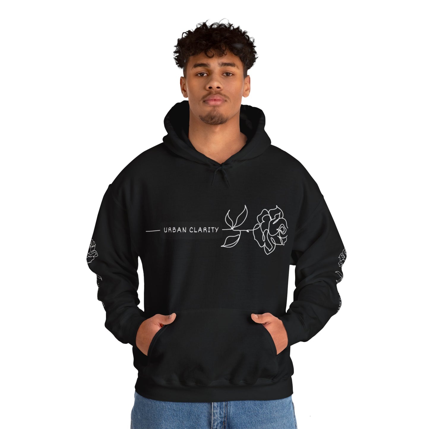 Urban Clarity Signature Rose Hoodie