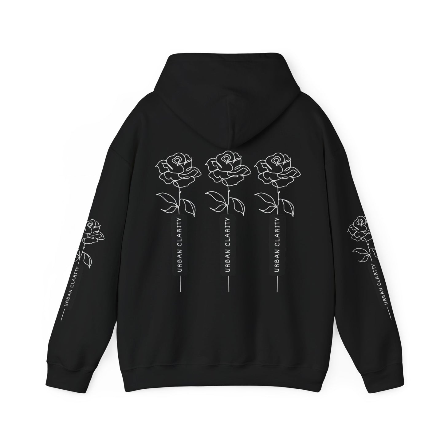 Urban Clarity Signature Rose Hoodie