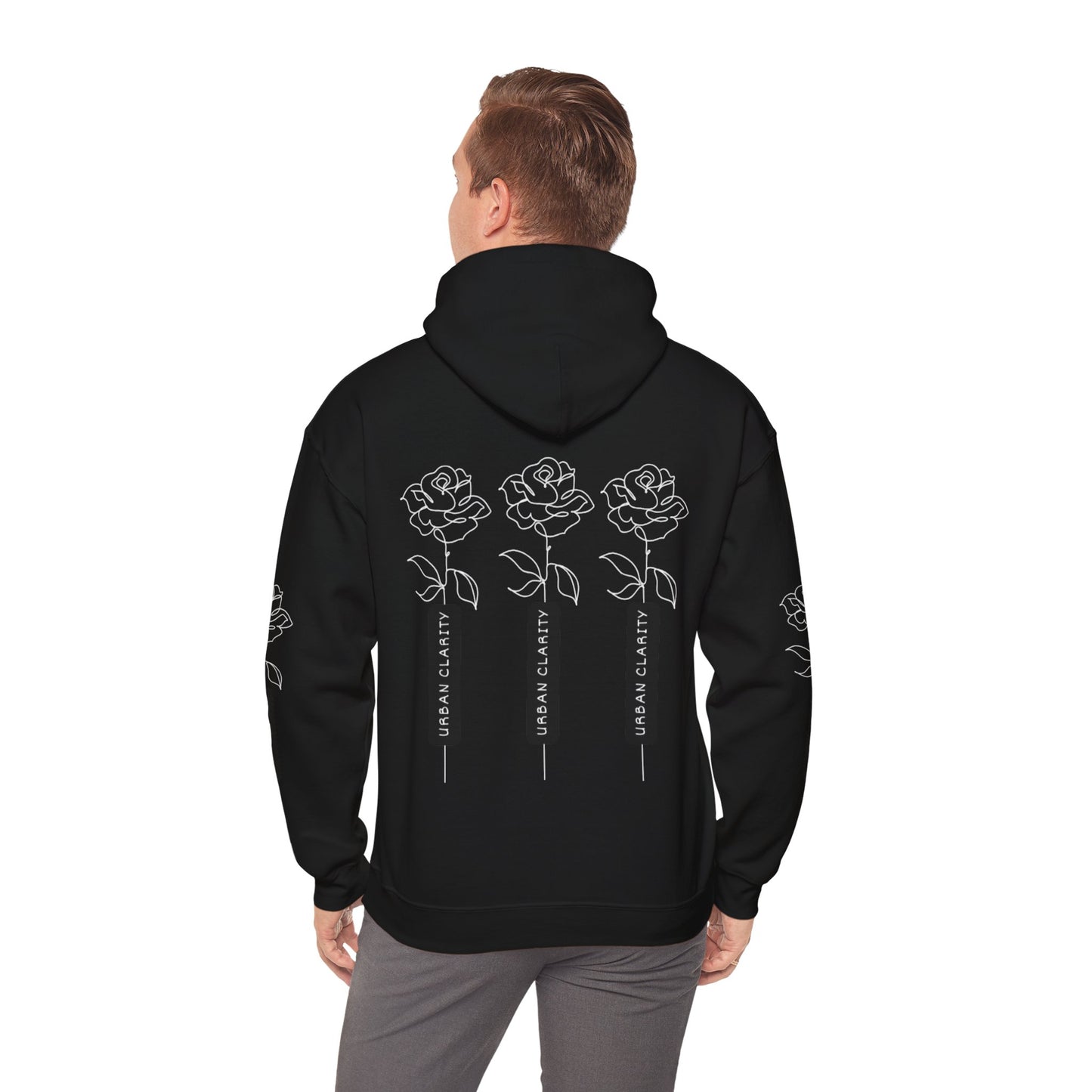 Urban Clarity Signature Rose Hoodie
