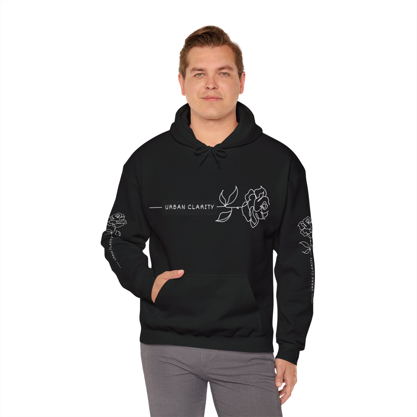 Urban Clarity Signature Rose Hoodie