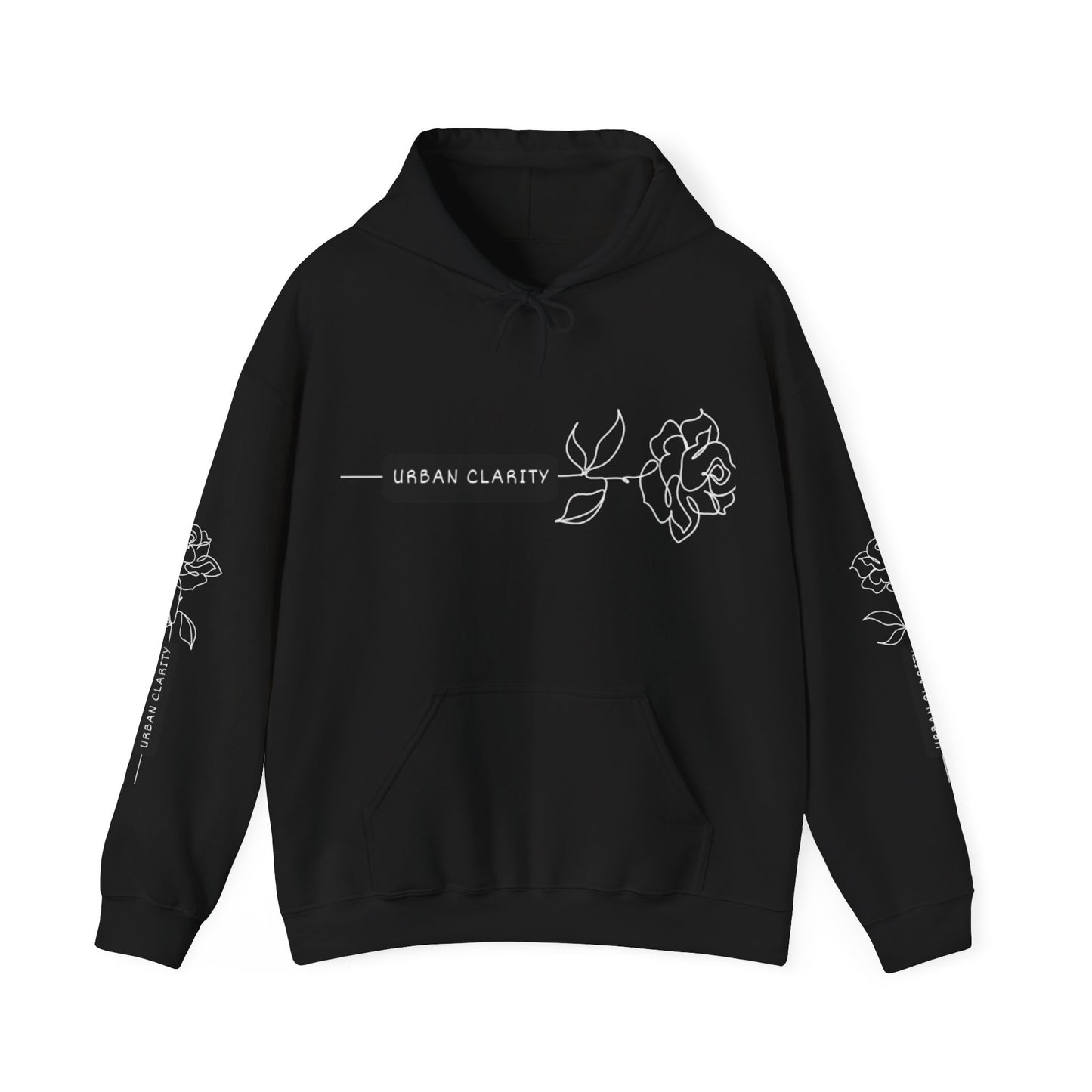 Urban Clarity Signature Rose Hoodie