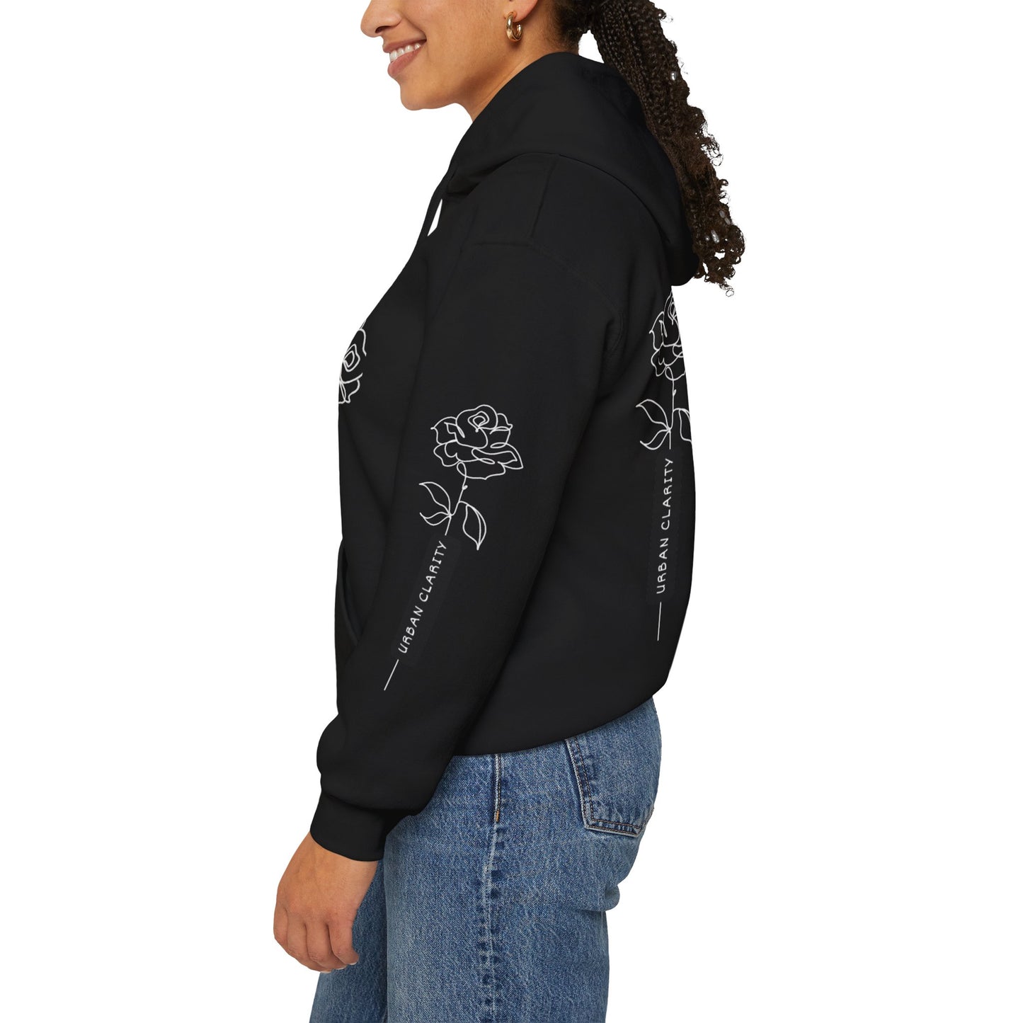 Urban Clarity Signature Rose Hoodie