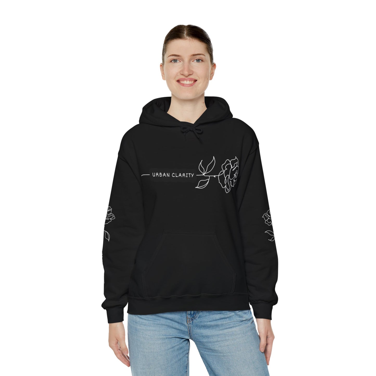 Urban Clarity Signature Rose Hoodie